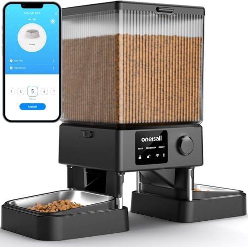 oneisall 5G WiFi Automatic Cat Feeder (B0C5X4N132)