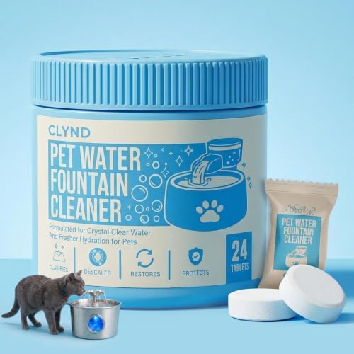 Pet Fountain Cleaner and Descaler Tablets 24-Pack (B0GH1YCQJT)